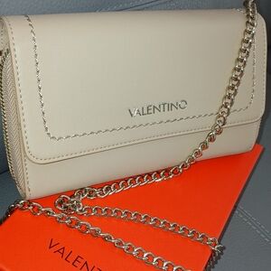 Mario valentino chain crossbody wristlet covertible wallet